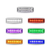 LED Interior Projector Dome Light 7 Color Chrome Cab and Sleeper | Trux Accessories