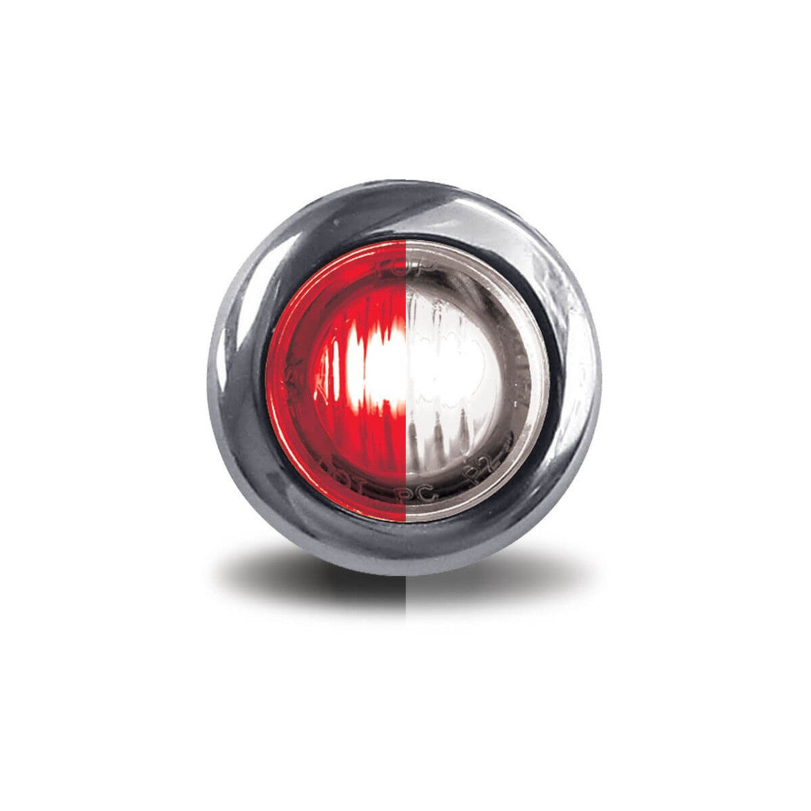 Red Marker to White Auxiliary LED Light | 3/4″ | 2 Diodes | Trux Accessories