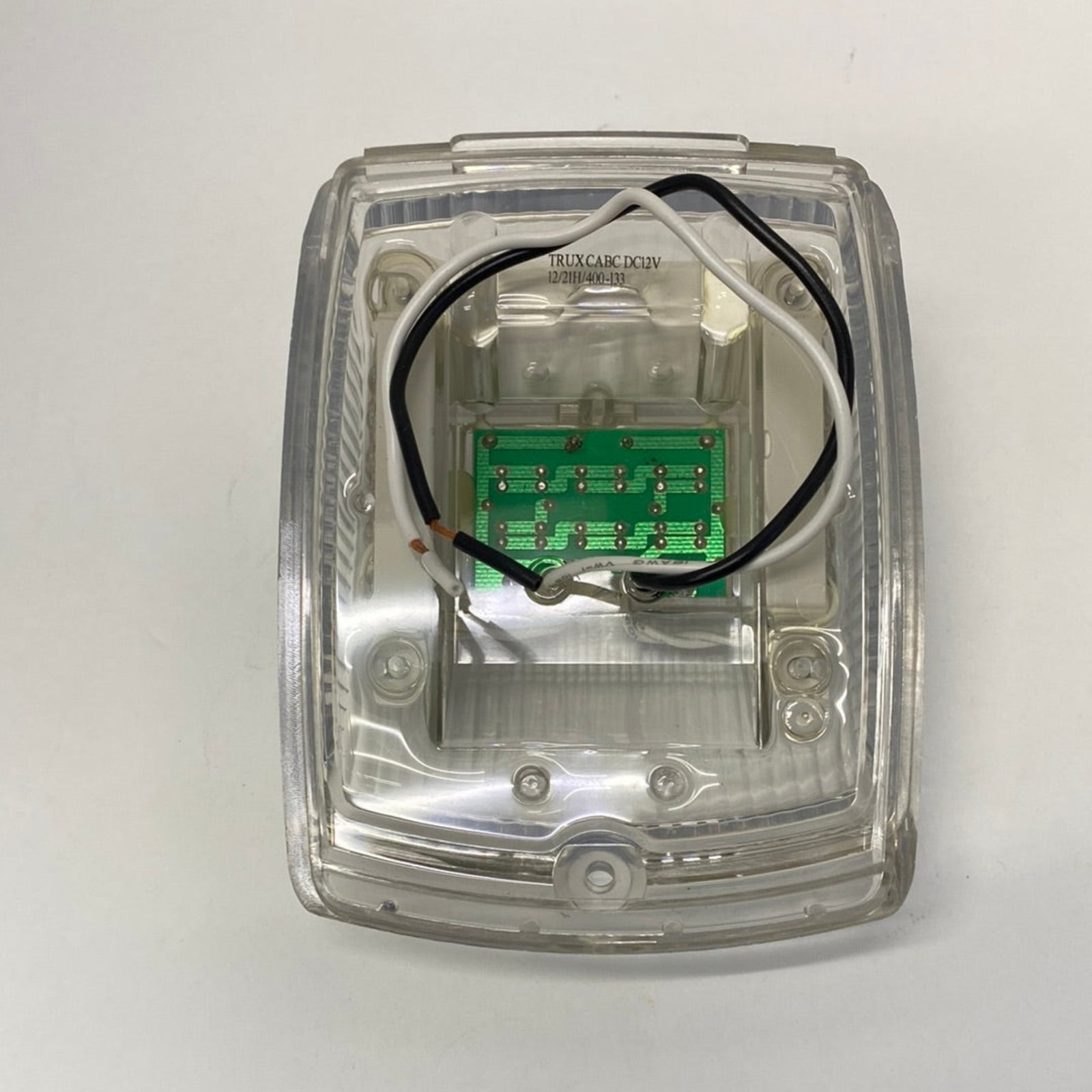 Square Cab LED Marker Light | Clear Lens Amber LEDs | 42 Diodes | Trux Accessories
