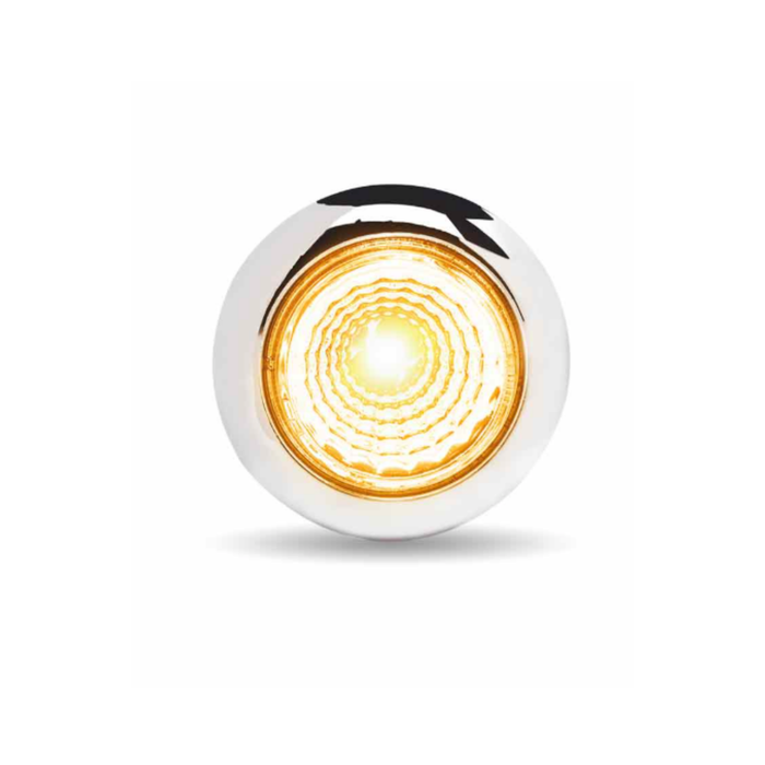 Three Quarter Inch Amber to White Dual Revolution Reflector LED Light | Trux Accessories