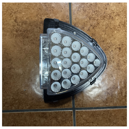 *MISSING CHROME BEZEL* Clear Amber LED Peterbilt Headlight Turn Signal & Marker Light | 24 Diodes | Trux