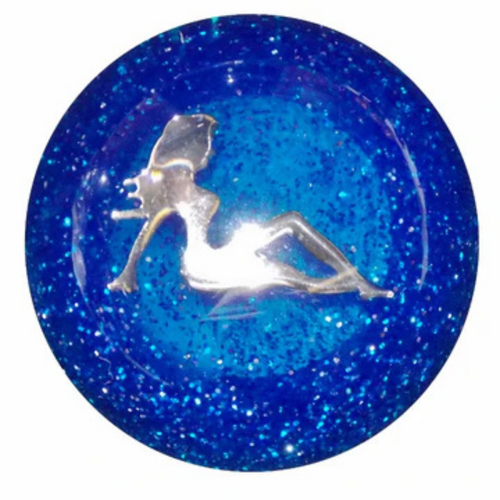 Twisted Shifterz - Chrome Lady Brake Knob Glitter - The New Vernon Truck Wash
