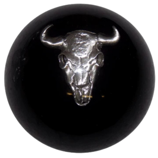 Brake Knob | Cow Skull Solid Black | Twisted Shifterz