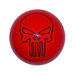 Brake Knob | Engraved Punisher Logo Red | Twisted Shifterz