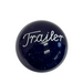 Brake Knob | Glitter Engraved Trailer White V1 Blue | Twisted Shifterz