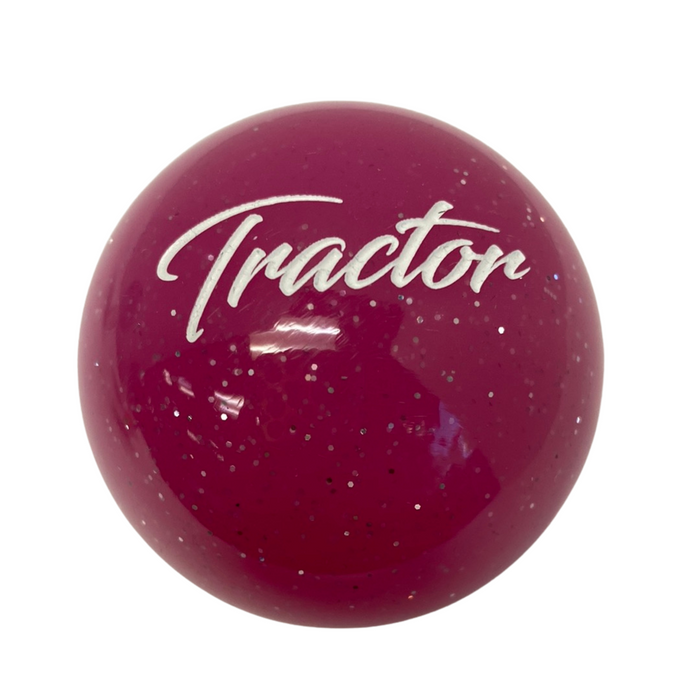 Brake Knob | Glitter Tractor White V2 Pink | Twisted Shifterz