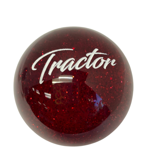 Brake Knob | Glitter Tractor White V2 Red | Twisted Shifterz
