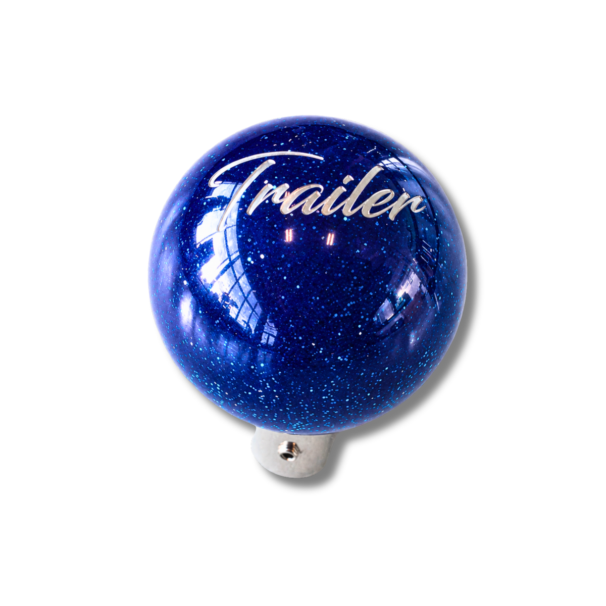 Brake Knob | Glitter Trailer White V2 Blue | Twisted Shifterz