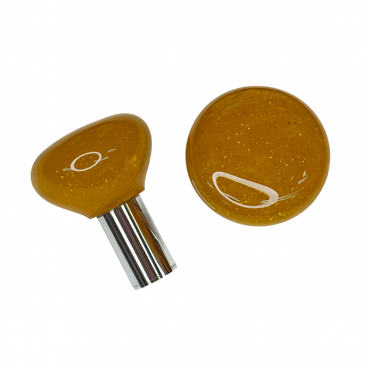 Brake Knob | NOS Glitter Amber | Twisted Shifterz