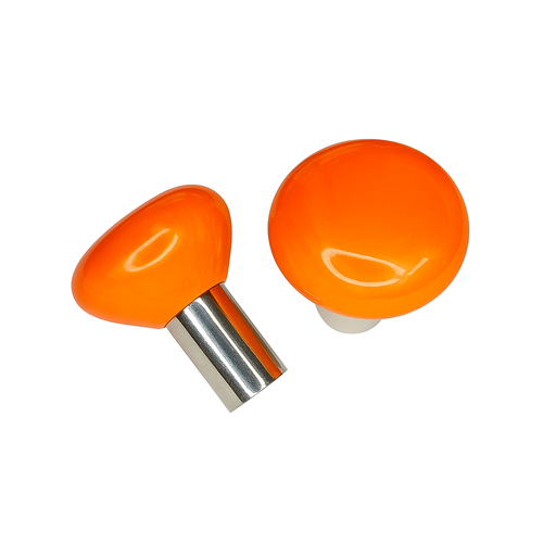 Pearl Nostalgic Style Brake Knob in Neon Pearl Orange | Twisted Shifterz