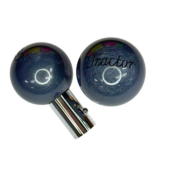 Brake Knob | Pearl Engraved "Tractor" V1 Carbon Graphite Gloss Black | Twisted Shifterz