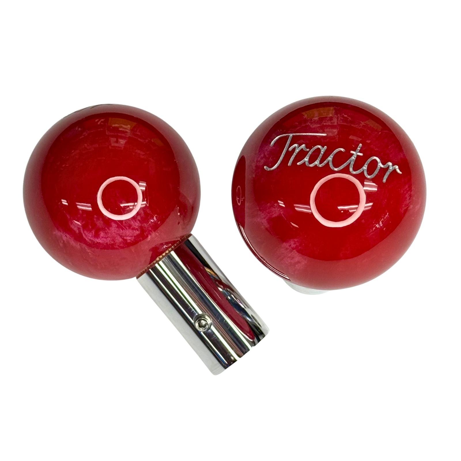 Brake Knob | Pearl Engraved "Tractor" V1 Carbon Graphite Gloss Black | Twisted Shifterz