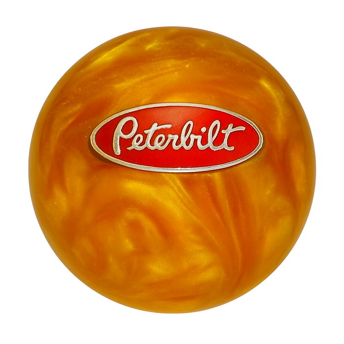 Brake Knob | Peterbilt Pearl Amber | Twisted Shifterz