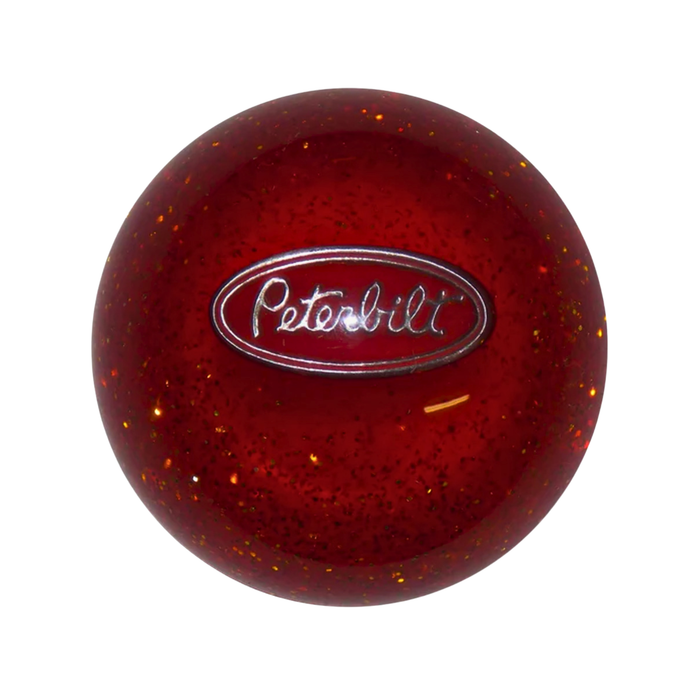 Peterbilt Glitter Brake Knob Orange | Twisted Shifterz