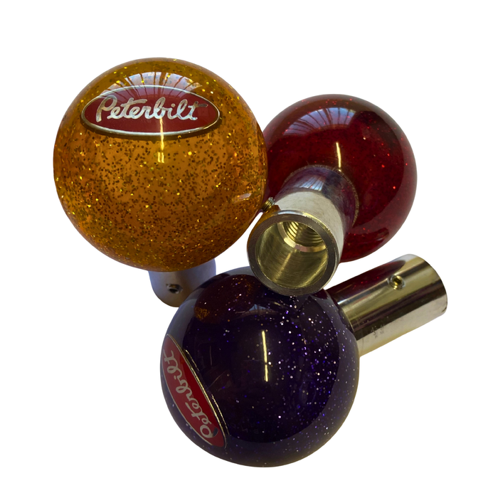 Peterbilt Glitter Brake Knob | Twisted Shifterz