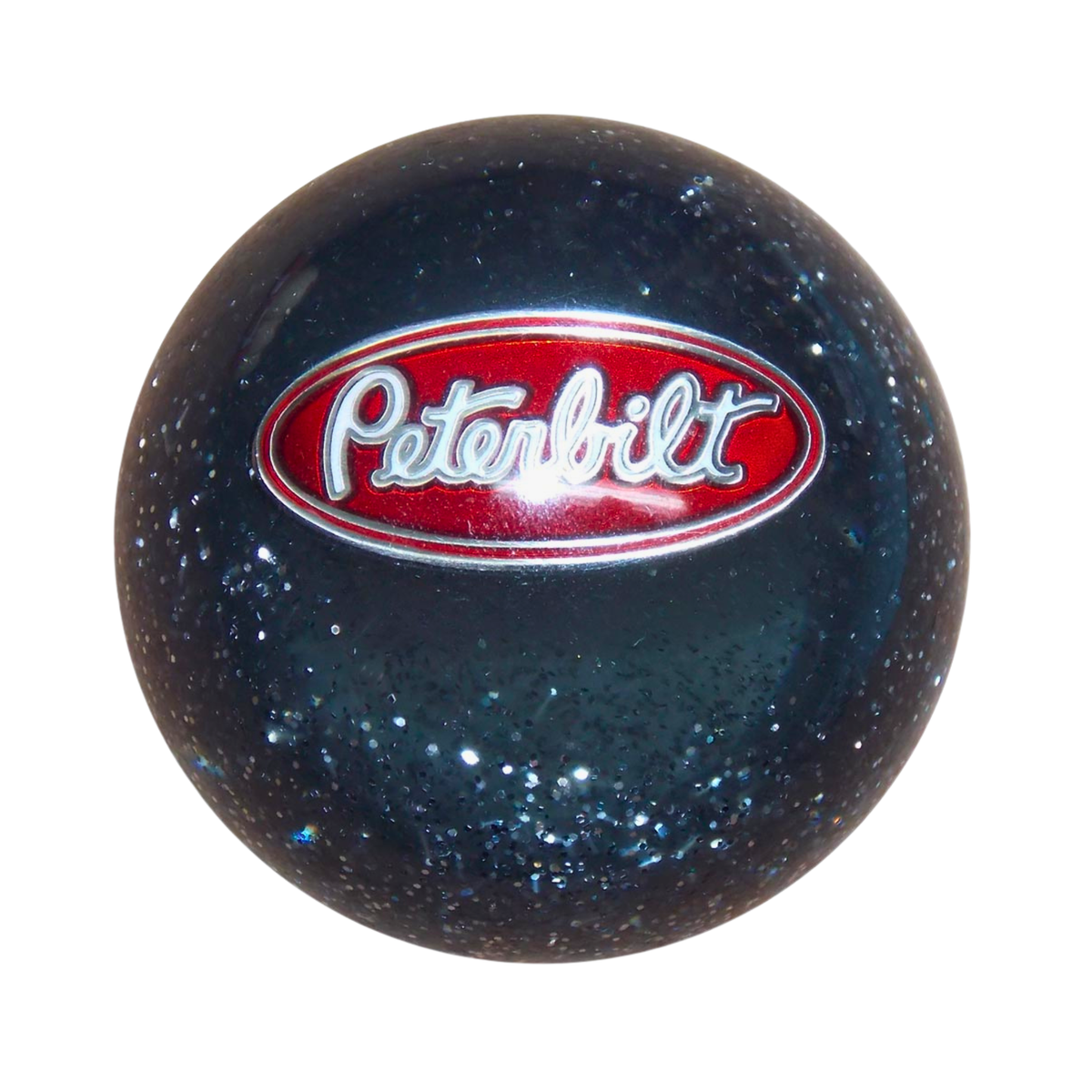 Peterbilt Glitter Shift Knob Black | Twisted Shifterz