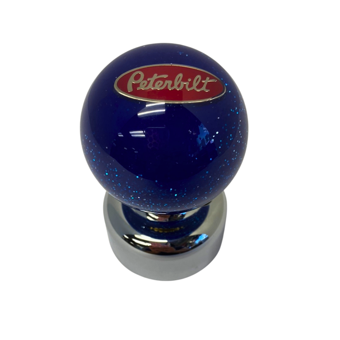 Peterbilt Glitter Shift Knob Blue | Twisted Shifterz