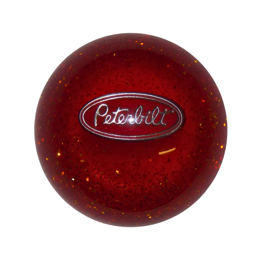 Peterbilt Glitter Shift Knob Orange | Twisted Shifterz