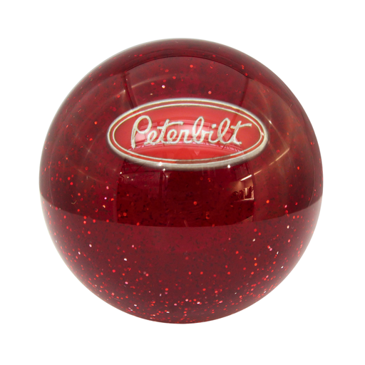 Peterbilt Glitter Shift Knob Red | Twisted Shifterz