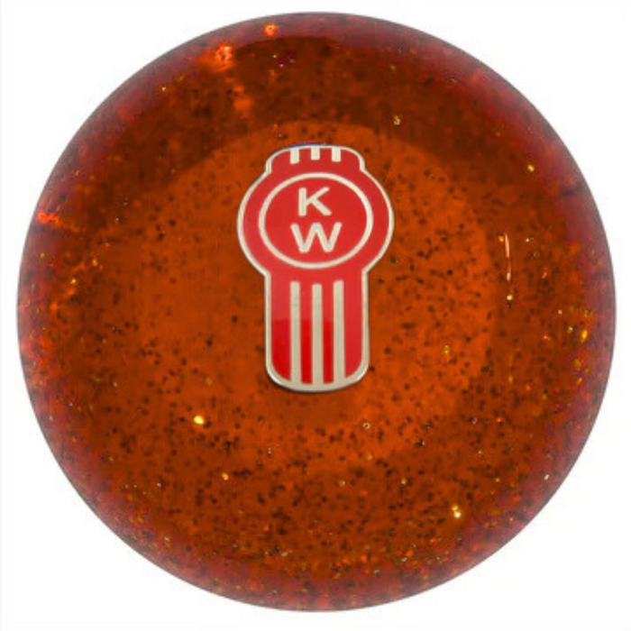 Shift Knob | Kenworth Glitter Orange | Twisted Shifterz