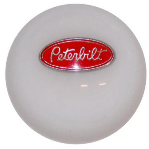 Shift Knob | Peterbilt Solid White | Twisted Shifterz