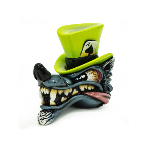 Top Hat Wolf Shift Knob Nitro Green | Twisted Shifterz