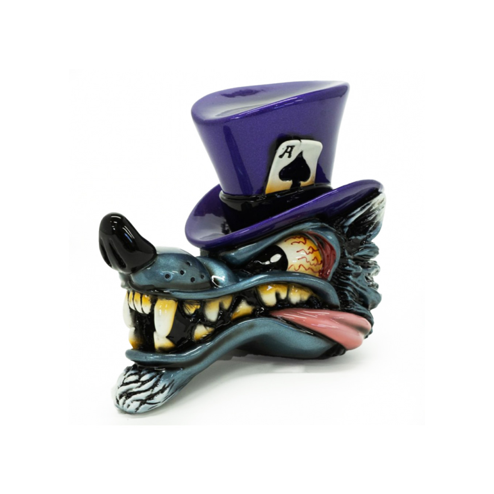 Top Hat Wolf Shift Knob Black | Twisted Shifterz