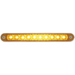 10 LED 6-1/2" Turn Signal Light Bar | Amber Lens Amber LED | United Pacific