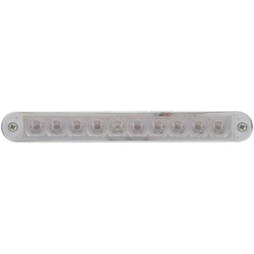 10 LED 6-1/2" Turn Signal Light Bar | Clear Lens Red LED | United Pacific