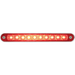 10 LED 6-1/2" Turn Signal Light Bar | Red Lens Red LED | United Pacific