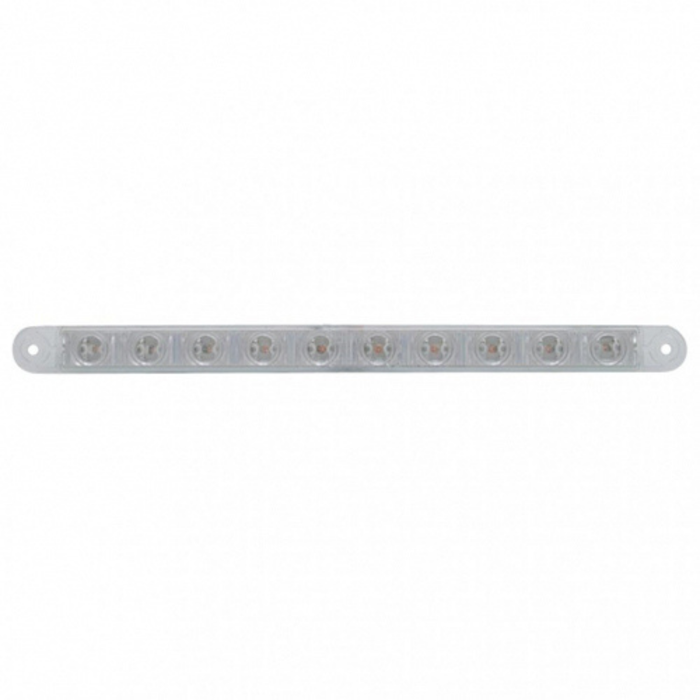 10 LED 9″ Light Bar (Stop Turn & Tail) | Red LED Clear Lens | United Pacific