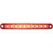 10 LED 6-1/2" Stop, Turn & Tail Light Bar | Red LED | Clear Lens | United Pacific