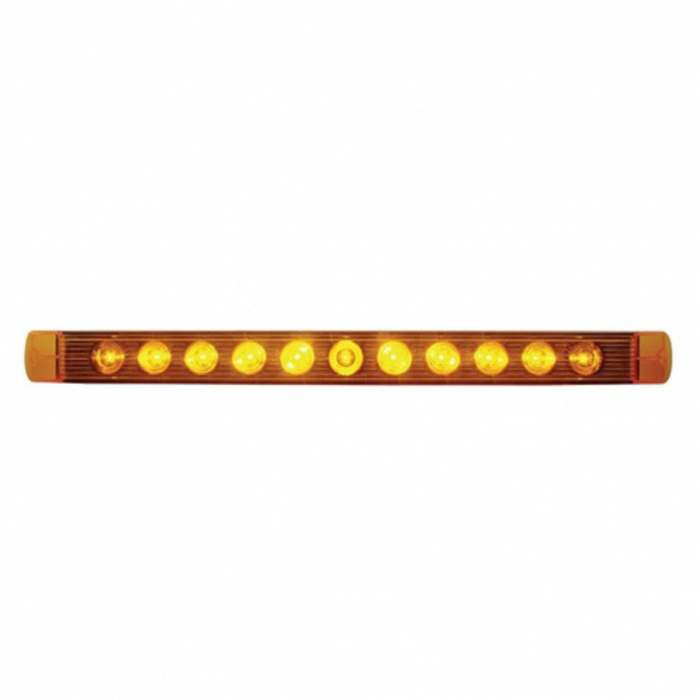 11 LED 17" Turn Signal Light Bar | Amber Lens | United Pacific