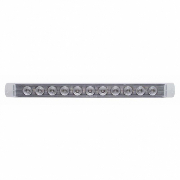11 LED 17" Turn Signal Light Bar | Clear Red Lens | United Pacific