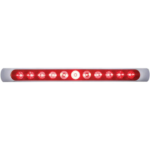 11 LED 17" Turn Signal Light Bar | Red Lens Red LED | United Pacific
