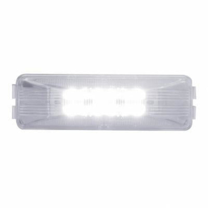 12 LED Rectangular Auxiliary Utility Light White LED Clear Lens | United Pacific