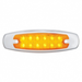 12 LED Reflector Rectangular Light with Bezel | Amber LED Amber Lens | United Pacific