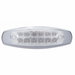 12 LED Reflector Rectangular Light with Bezel | Amber LED Clear Lens | United Pacific