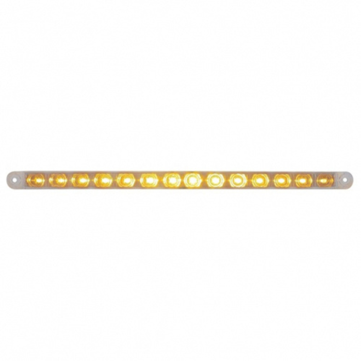 14 LED 12″ Light Bar | Amber LED Clear Lens | Turn Signal | United Pacific
