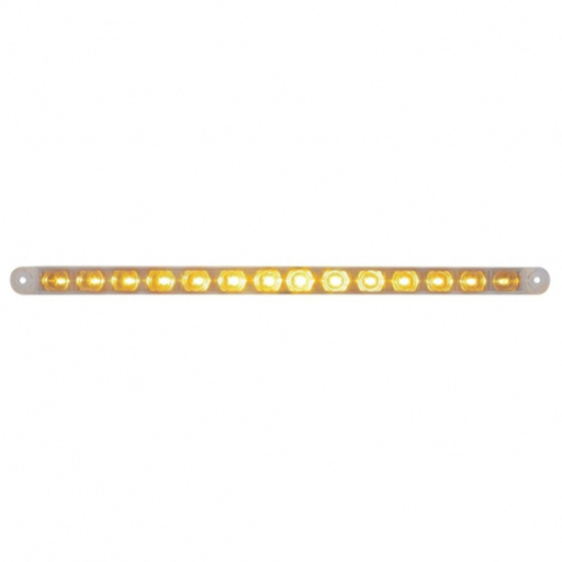 14 LED 12″ Light Bar | Amber LED Clear Lens | Turn Signal | United Pacific