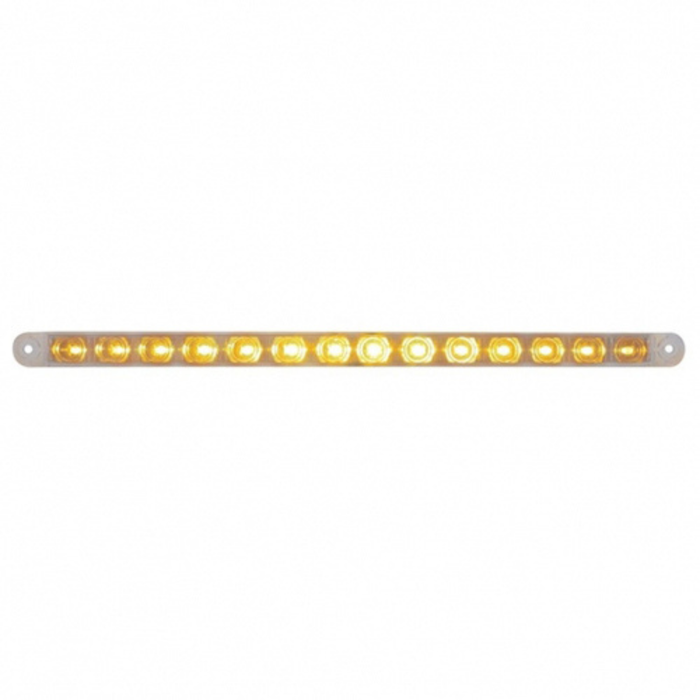 14 LED 12″ Light Bar | Amber LED Clear Lens | Turn Signal | United Pacific