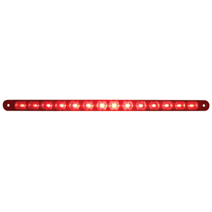 14 LED 12″ Light Bar | Red LED Red Lens | Stop Turn Tail | United Pacific