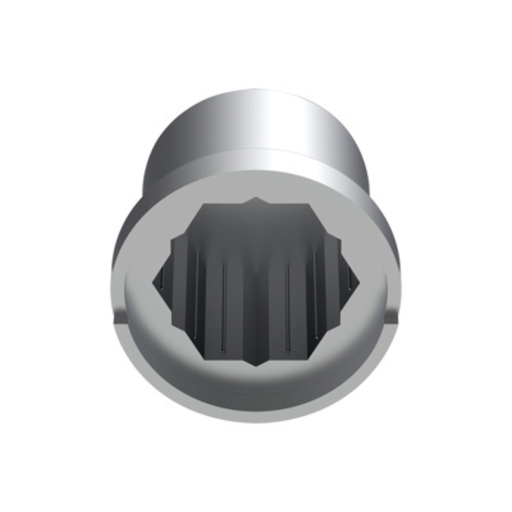 Flat Top Nut Cover | 15/16" x 1-3/16" | Chrome | United Pacific