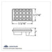 15 LED Rectangular Back-Up Light | White LED | United Pacific