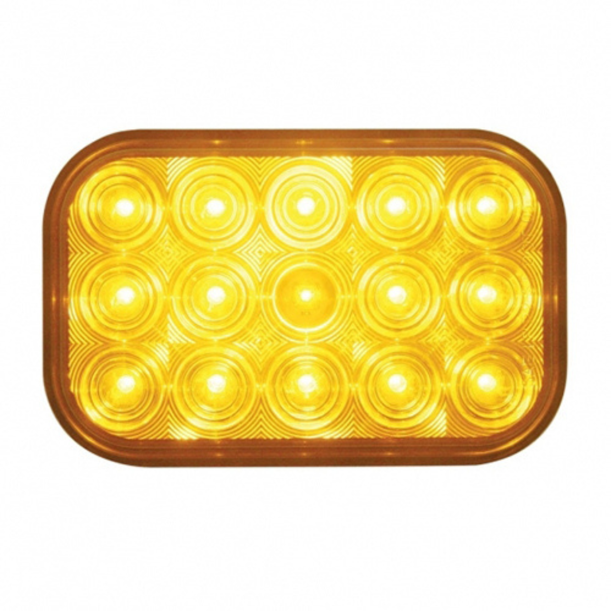 15 LED Rectangular Turn Signal Light | Amber Lens | United Pacific