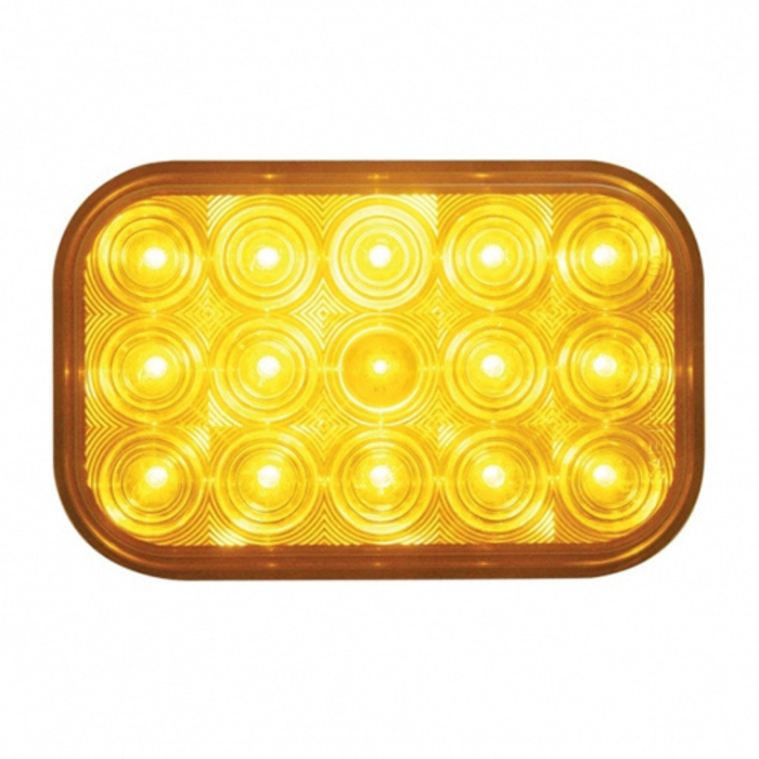 15 LED Rectangular Turn Signal Light | Amber Lens | United Pacific