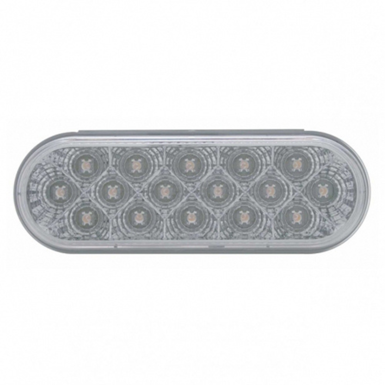 16 LED 6″ Oval Reflector Turn Signal Light | Amber LED | Amber Lens | United Pacific