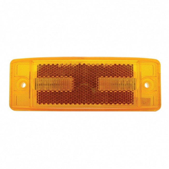 16 LED Rectangular Clearance / Marker Light | Reflex Lens | Amber | United Pacific