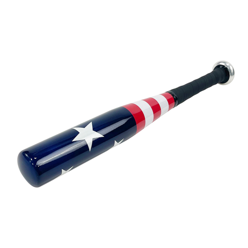 17 Inch Aluminum Tire Checker Bat | USA Flag Graphic | United Pacific