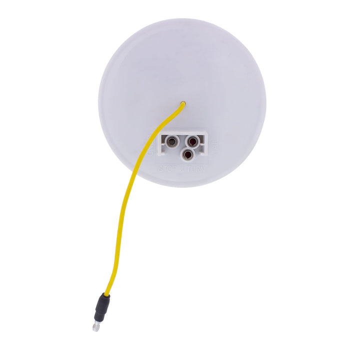 19 LED 4″ Round Double Fury Light | Stop Turn Tail with Amber Warning | Red & Amber LED Clear Lens | United Pacific